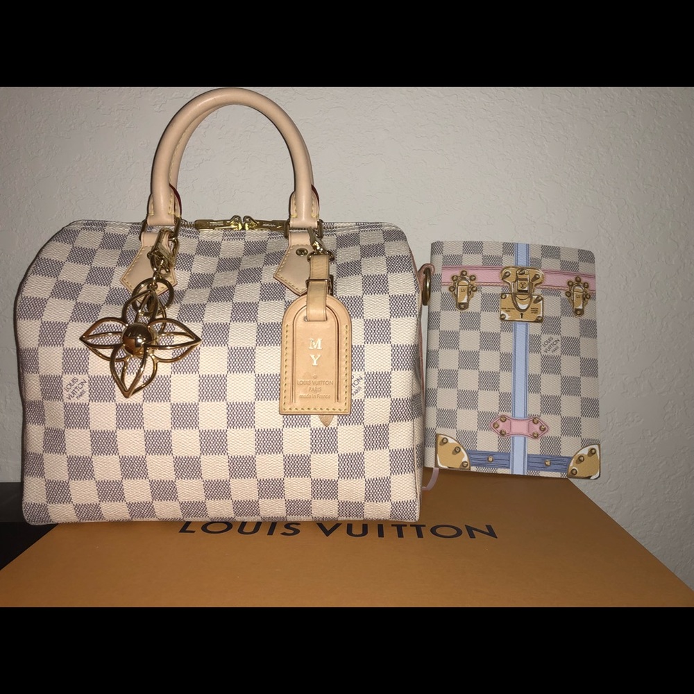 NOT FOR SALE! Speedy Bandouliere 25 azur.